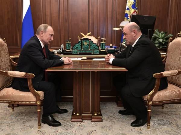 Vladimir Putin reappoints Mikhail Mishustin as Russia's prime minister