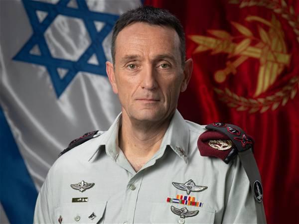 Israel's military chief says that Israel will respond to Iran's weekend missile attack