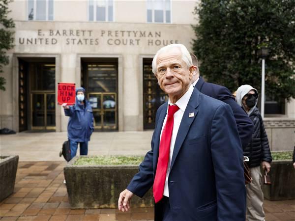 Supreme Court rejects Peter Navarro's latest bid for release from prison during appeal