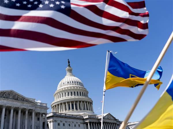 Ukrainian and Western leaders laud US aid package while the Kremlin warns of 'further ruin'