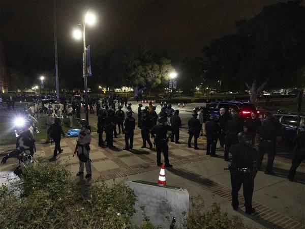 University of California, Los Angeles, cancels classes Wednesday after overnight clashes between protesters on campus